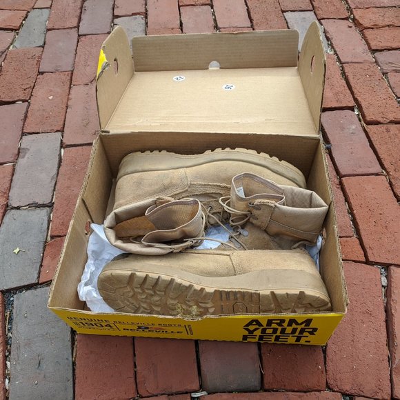 Belleville 300 DST Men's Steel Toe Hot Weather Boots Size 12.0R Desert - Picture 3 of 16